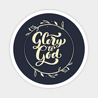 Glory to God Magnet